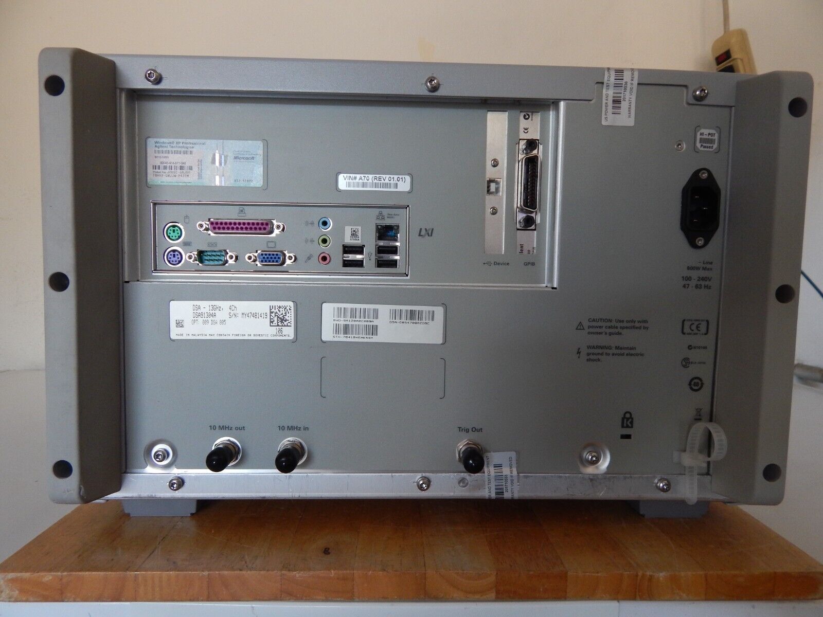 Agilent Infiniium DSA91304A Oscilloscope 13Ghz 40Gs/s MY47481419 Agilent Infiniium DSA91304A Oscilloscope 13Ghz 40Gs/s MY47481419